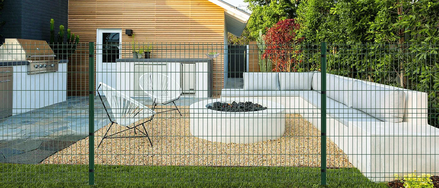 WELDED WIRE EURO FENCE PANEL WIDTH 250CM & HEIGHT 153CM