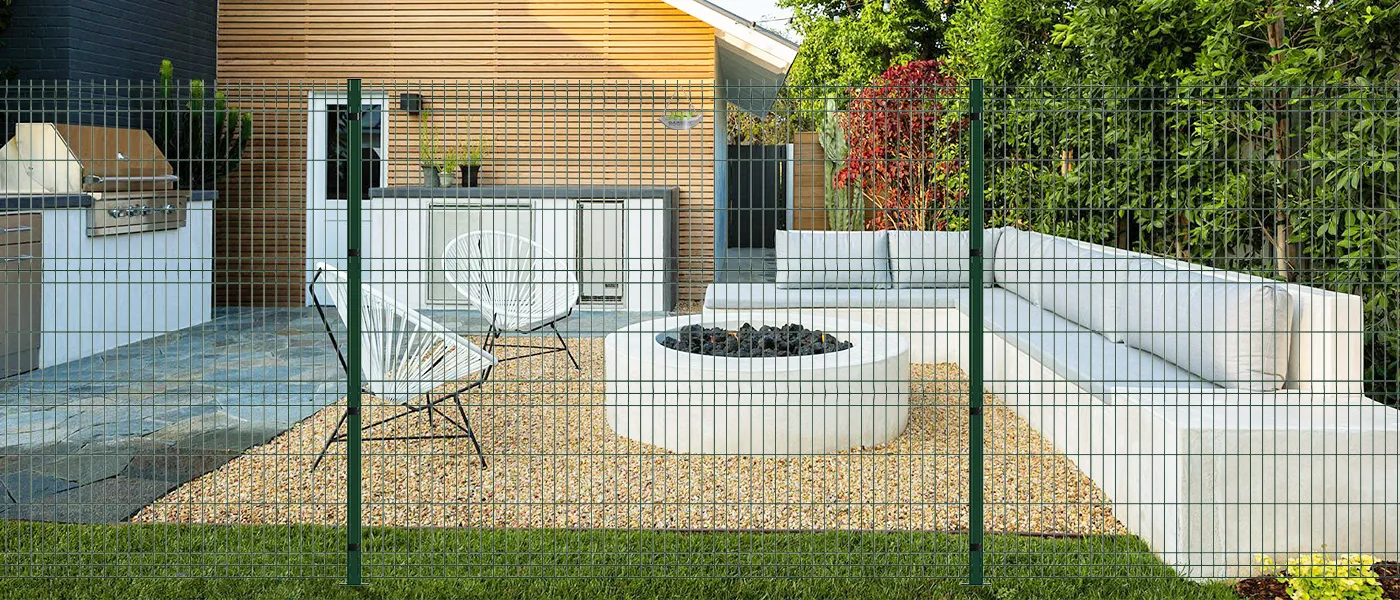 WELDED WIRE EURO FENCE PANEL WIDTH 250CM & HEIGHT 203CM