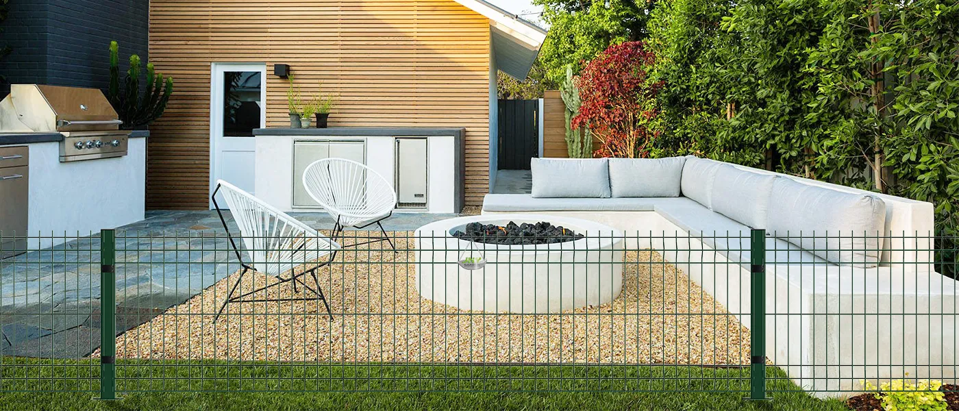 WELDED WIRE EURO FENCE PANEL WIDTH 250CM & HEIGHT 63CM