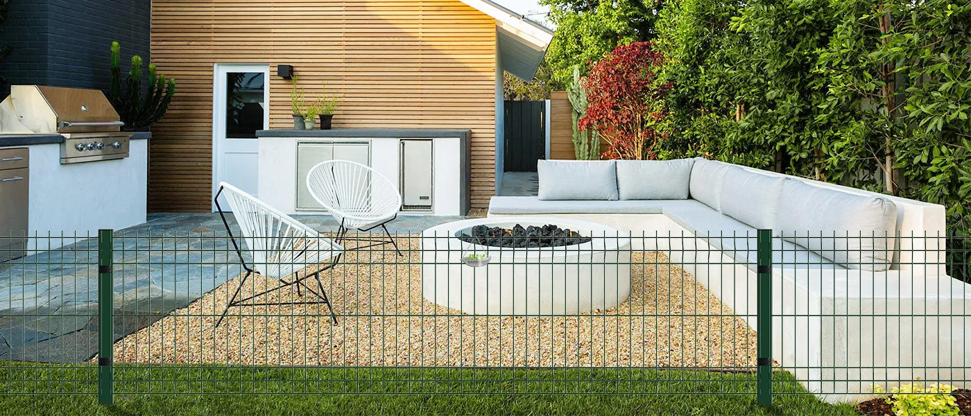 WELDED WIRE EURO FENCE PANEL WIDTH 250CM & HEIGHT 63CM