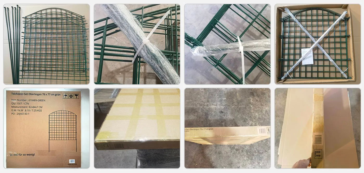 CONVEX TYPE WIRE POND FENCE WITH ROSE