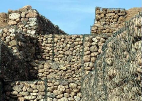 Impregnated with six-sided chicken wire