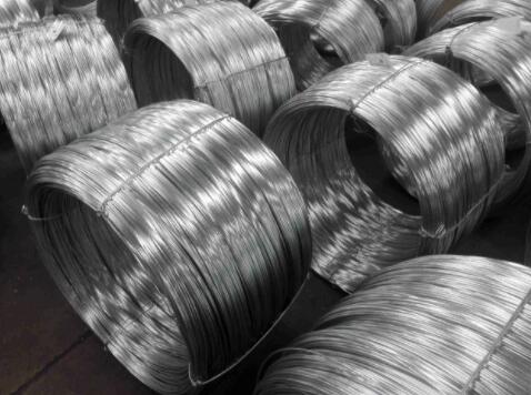 Package and bind galvanized wire