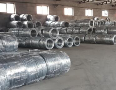 Package and bind galvanized wire