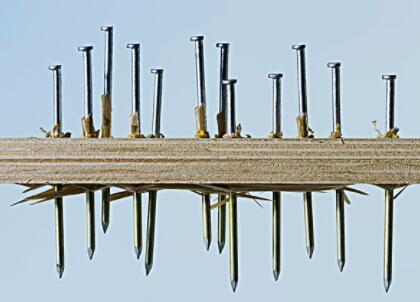 Is the good performance of round nails widely used?