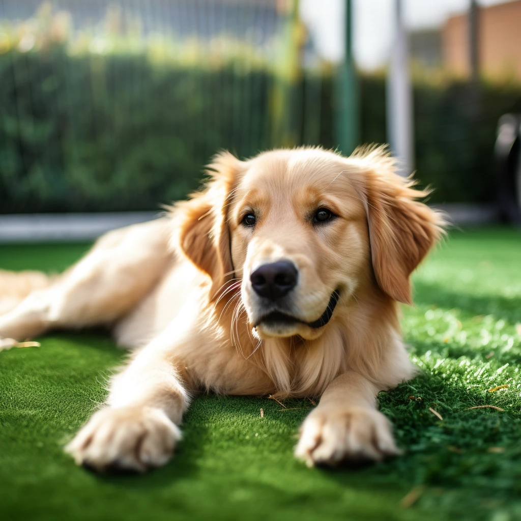 Artificial Grass and Pets: A Space for Relaxation