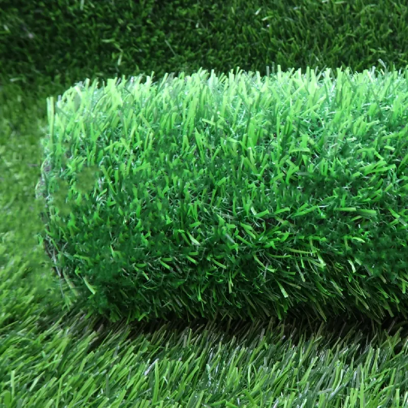 black artificial grass