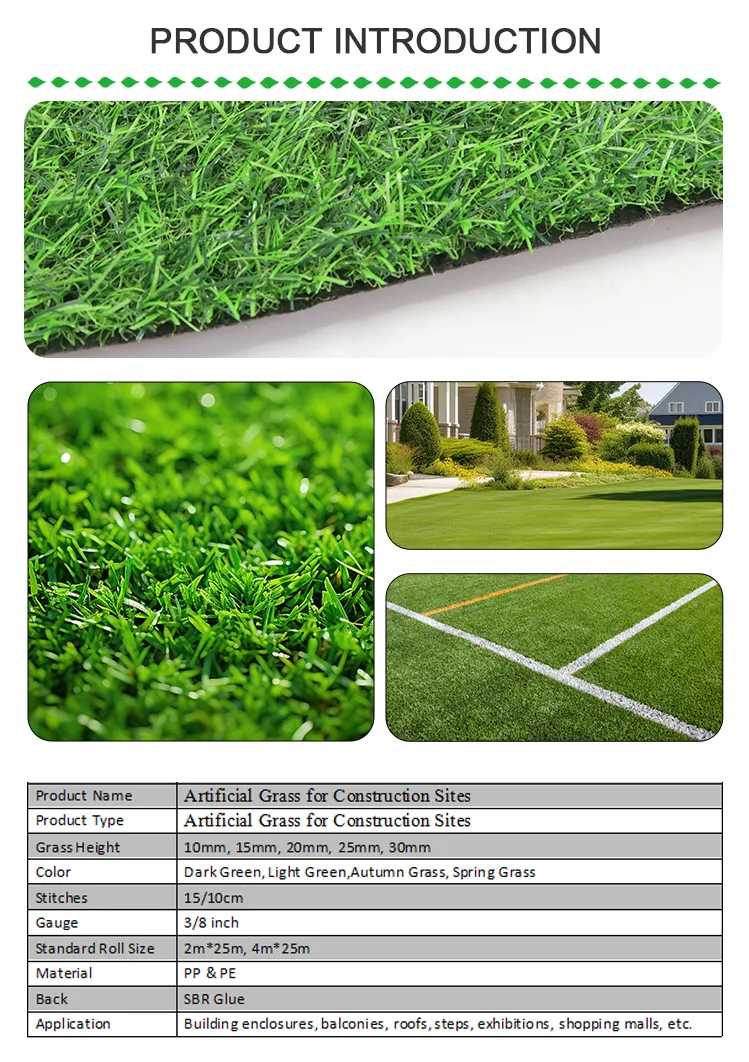 Tappeto di erba verde finto