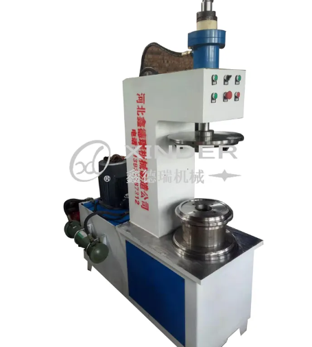 The Hydraulic Flanging Machine operates hydraulically