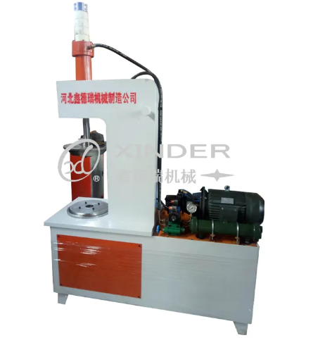 The Hydraulic Flanging Machine operates hydraulically