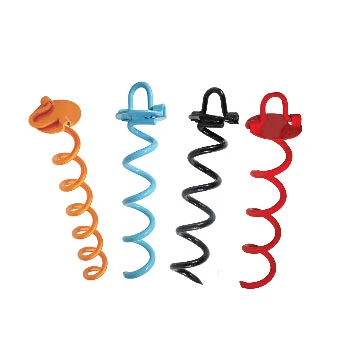 Spiral Anchor With Folding Ring