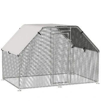 Flat Top Chicken Coop Cage Pen Dog Kennel Duck House Large Metal New Product Chicken Farm Chicken House