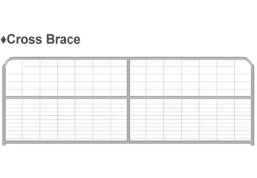 High Quality Galvanized Farm Gates with Smooth Edges for Safe Handling and Animal Protection