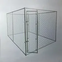 Galvanized Powder Coated Welded Wire Mesh Metal Chain Link Fence Outdoor Large Dog Kennel Fence
