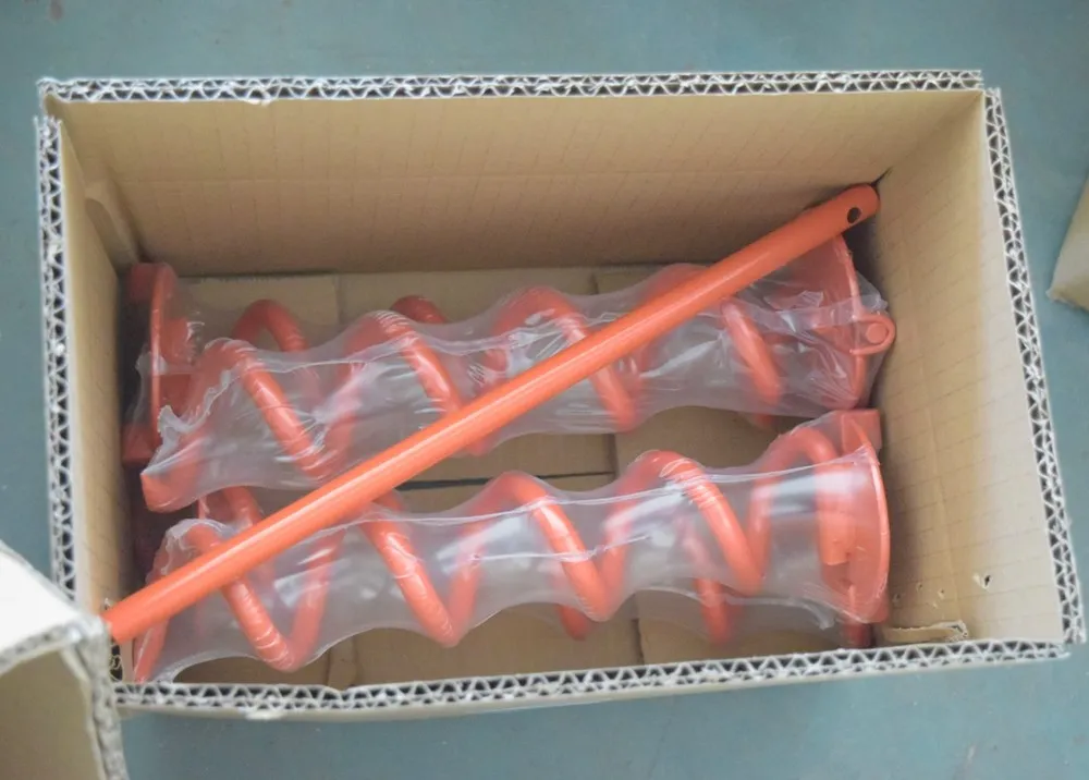 Spiral Anchor With Folding Ring