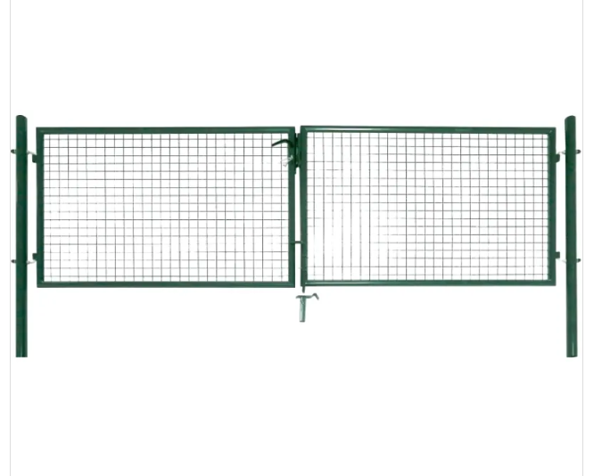 Integrating Double Garden Gates into a Landscape Design