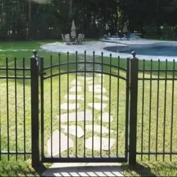 Durable Ornate Garden Gates: Steel Single/Double Wrought Iron