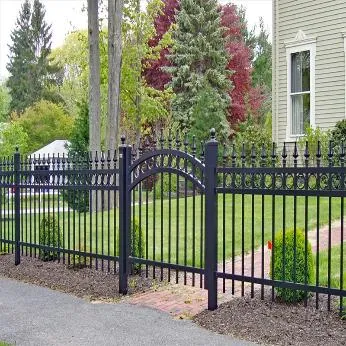 Durable Ornate Garden Gates: Steel Single/Double Wrought Iron