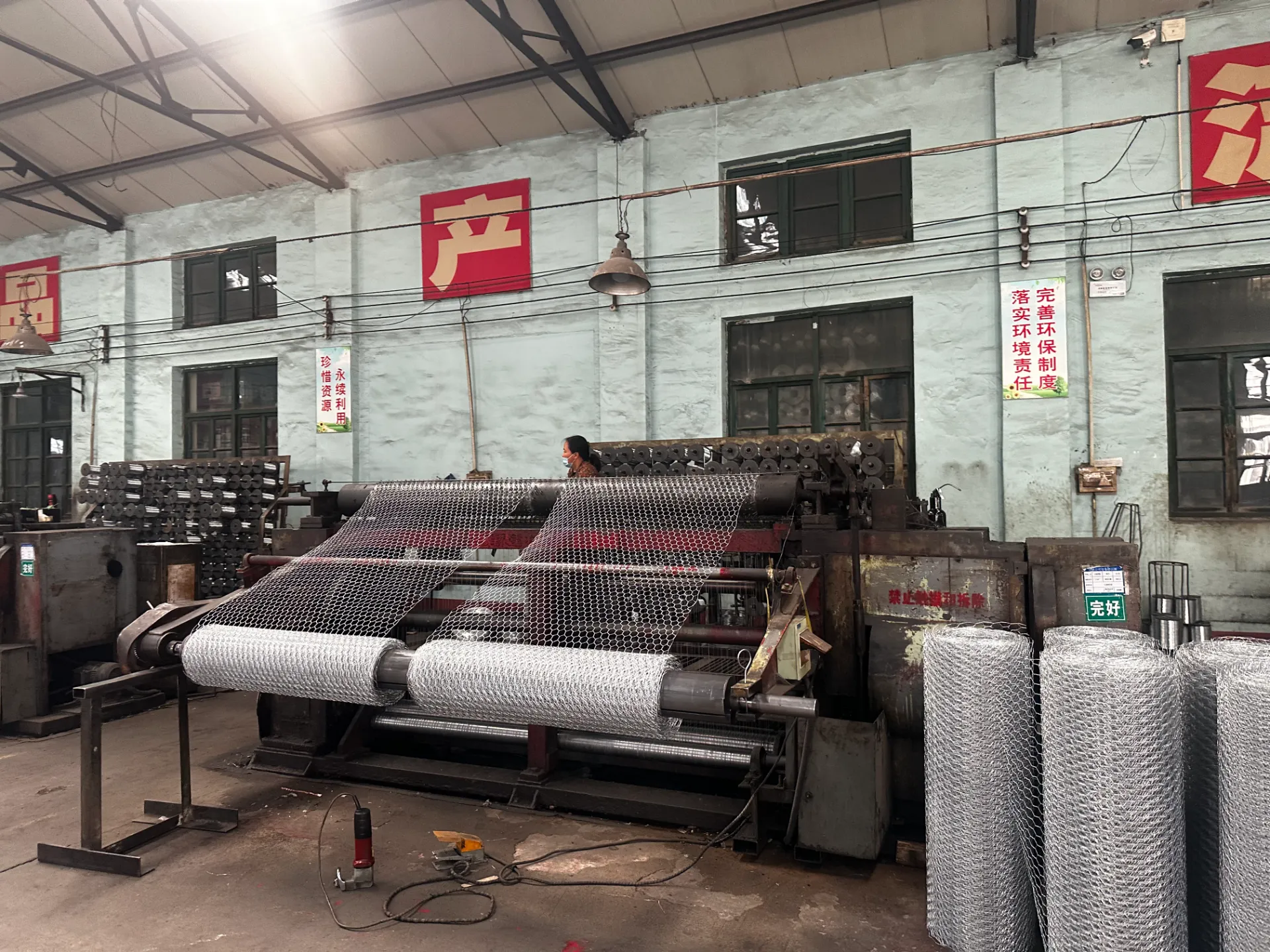 ROLL PVC Coated Diamond Shape Wire Mesh Steel Galvanize Chain Link Fence