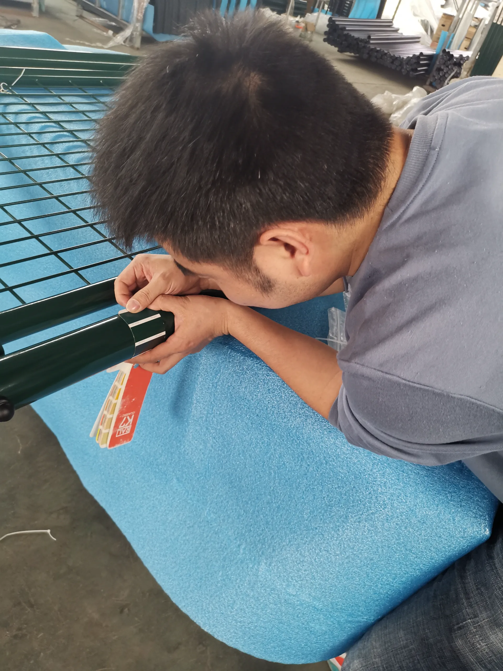 Link Wire Mesh Fence Single Wing Gate Square Pipe(Deco Panel) Powder Coating Welded Wire Mesh Panel Garden Gate