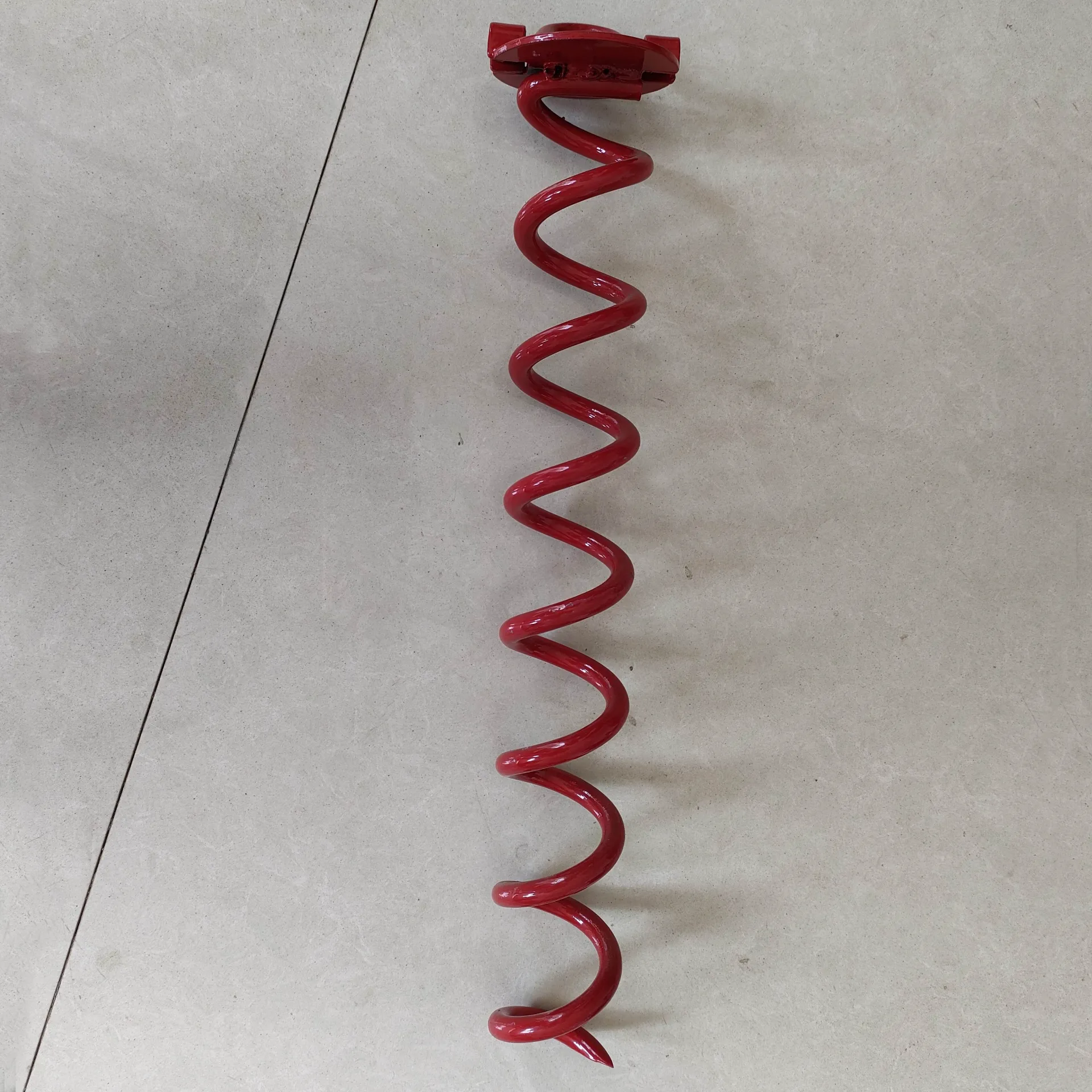 Spiral Anchor With Folding Ring