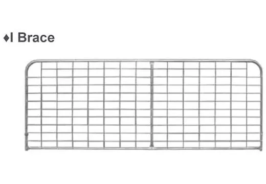 High Quality Galvanized Farm Gates with Smooth Edges for Safe Handling and Animal Protection
