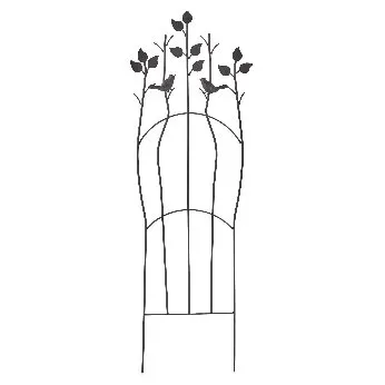 Durable Outdoor Decoration Metal Garden Trellis for Plants Climbing Support