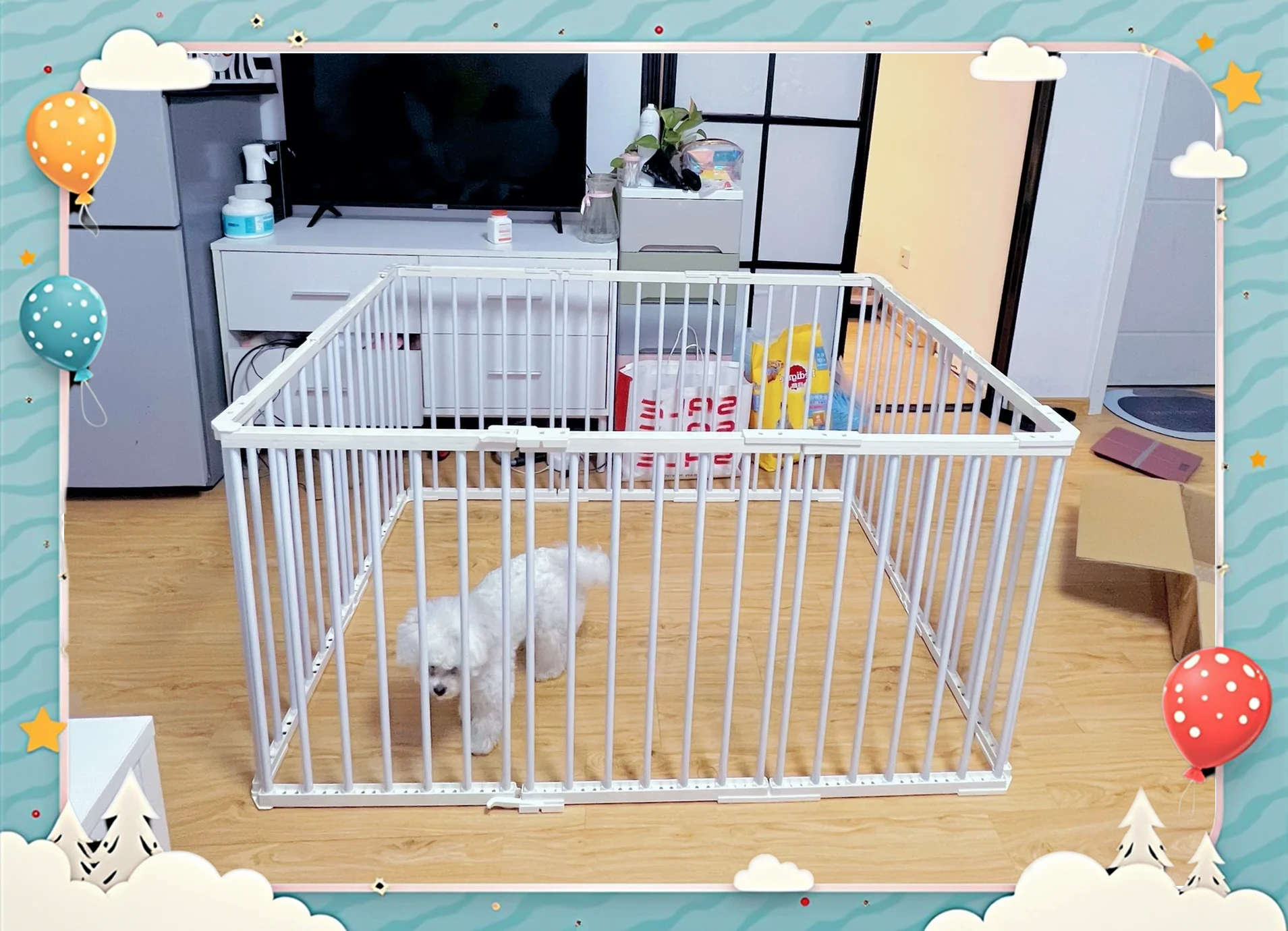 Secure and Spacious Dogs Playpen for Your Pet's Comfort