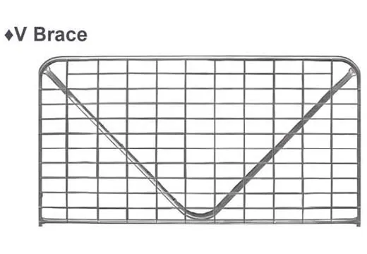 High Quality Galvanized Farm Gates with Smooth Edges for Safe Handling and Animal Protection