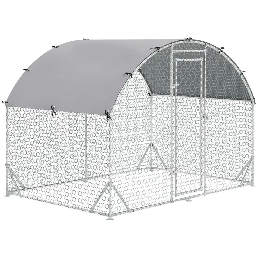 Dome Top Chicken Coop Cage Pen Dog Kennel Duck House Large Metal New Product Chicken Farm Chicken House