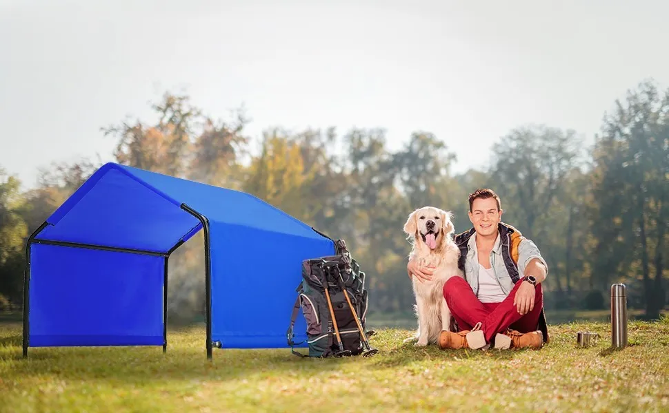 Dog Shade Shelter Outdoor Blue Tent