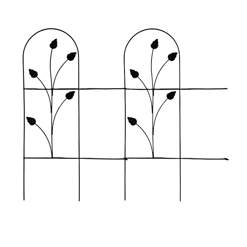 Outdoor Steel Garden Border Fence Roll | Decorative Flower Bed Edging