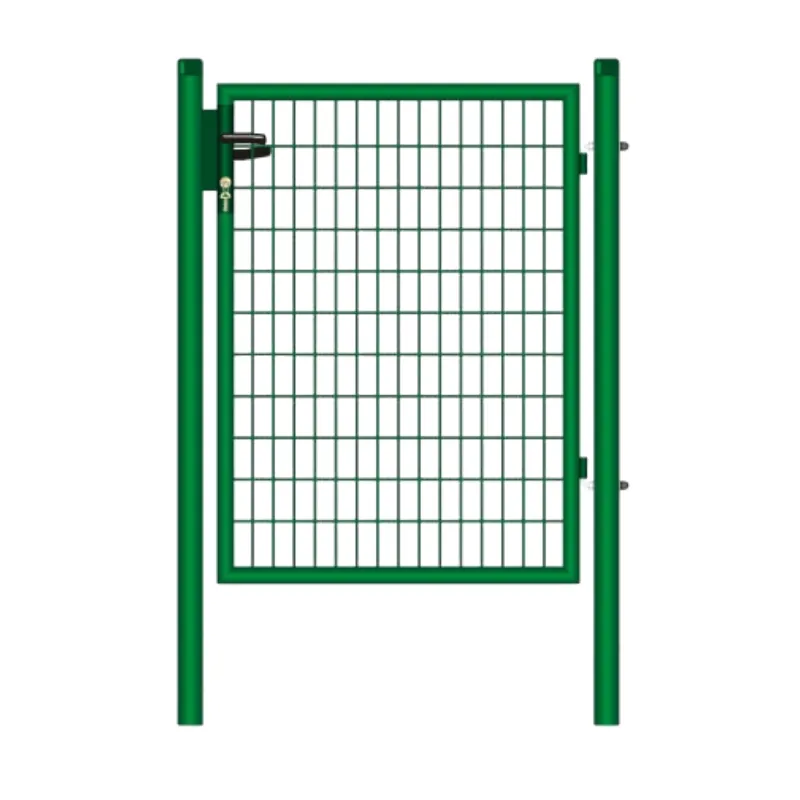 Square Pipe Post Separate Door Panels Metal Mesh Gate With For Home Entrance Square Pipe Post Separate Door Panels Metal Mesh Gate With For Home Entrance