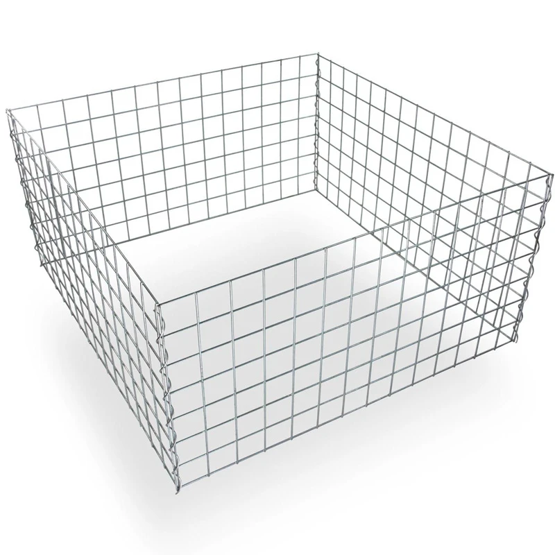 Galvanized Wire Panel Metal Garden Waste Leaf Compost 91×91×70cm