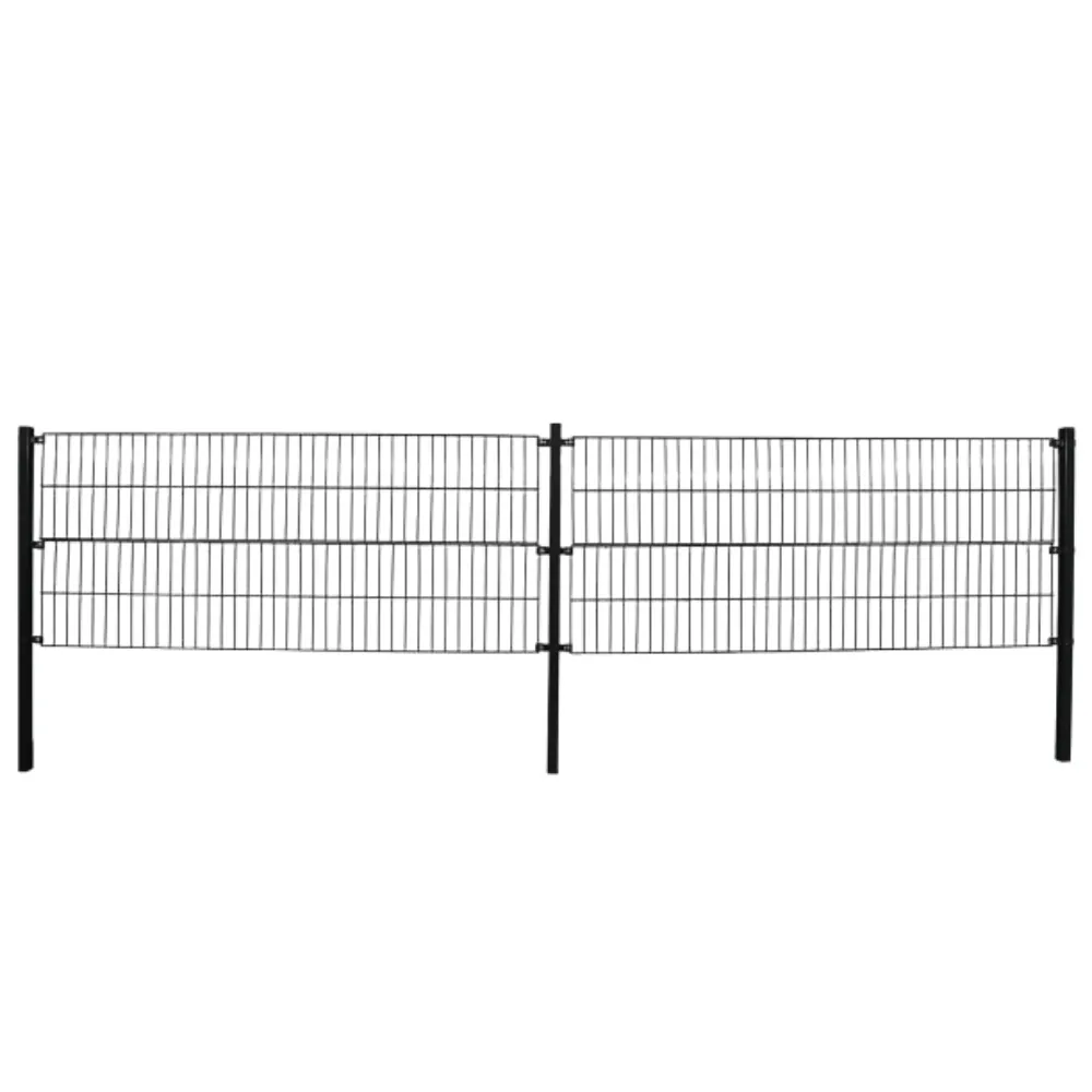 aluminium double swing gates