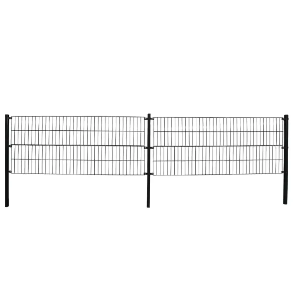 European-Style Assemble-Able Double Mesh Fence Double Wire Panel Set
