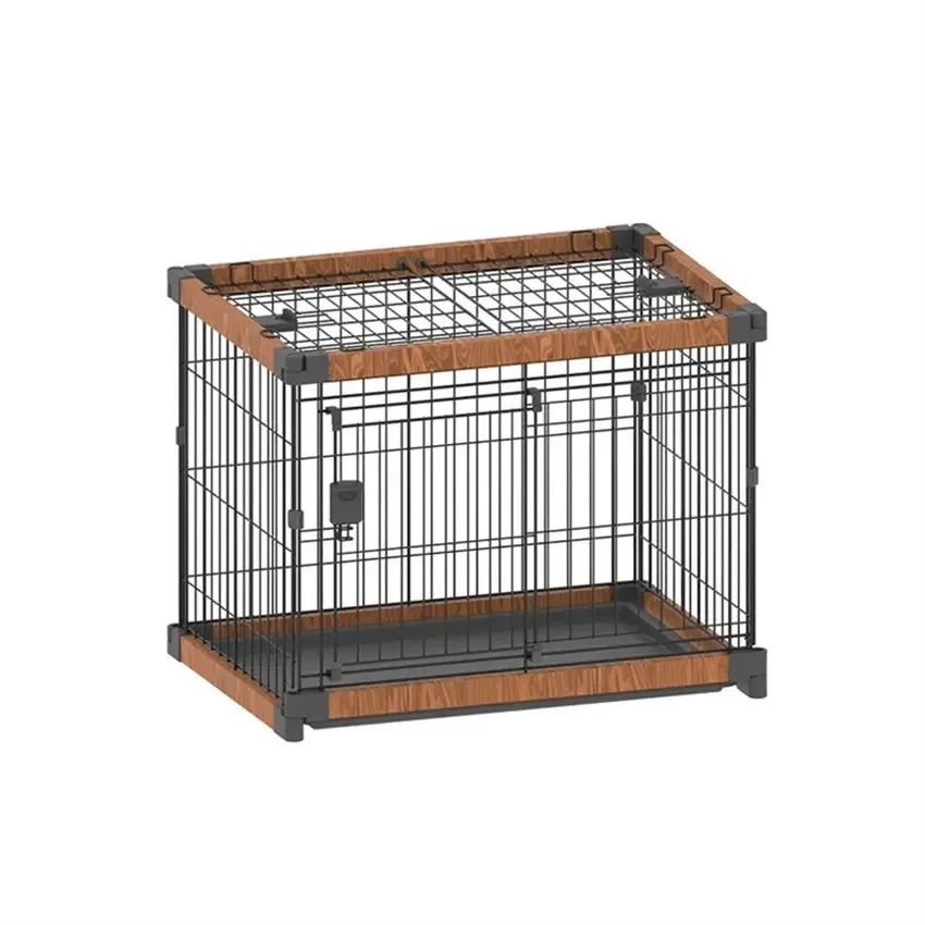 Pet Cage Tray Drawing Wood Plastic Cat Cage Dog Cage Pet Dog Fence Factory For Dog Kennel Pet Supplies Cage