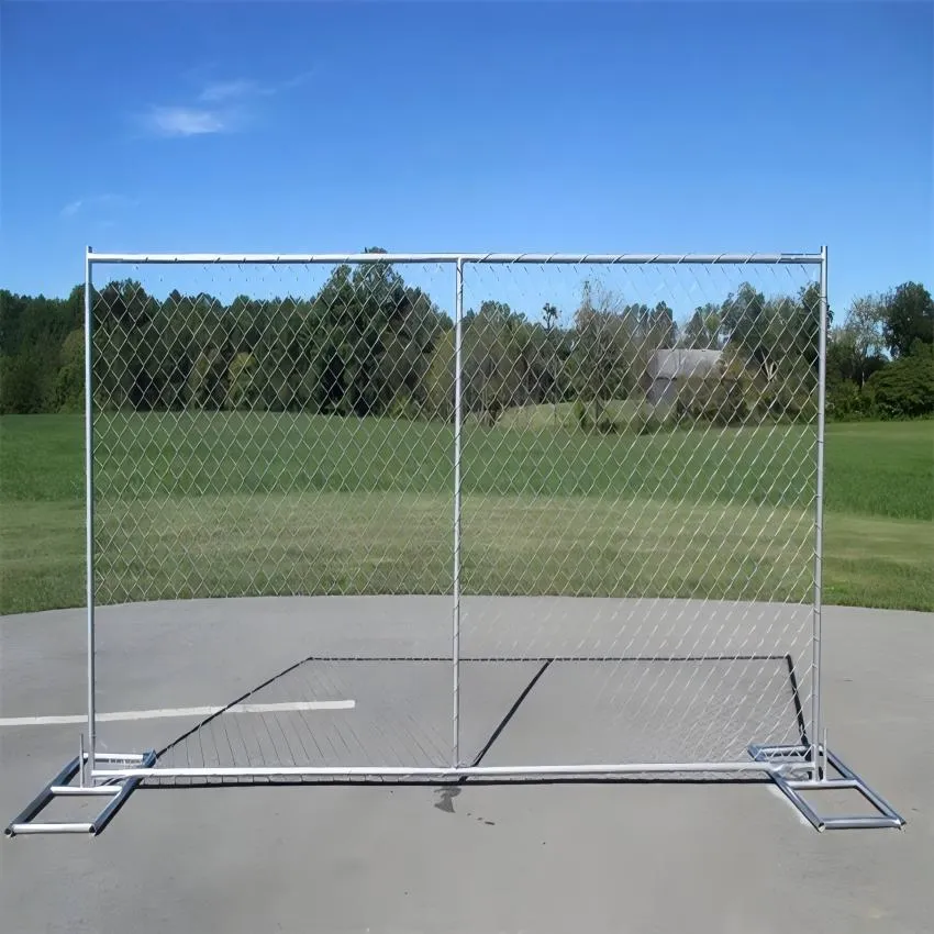 USA Standard Galvanized Movable Chain Link Temporary Fence