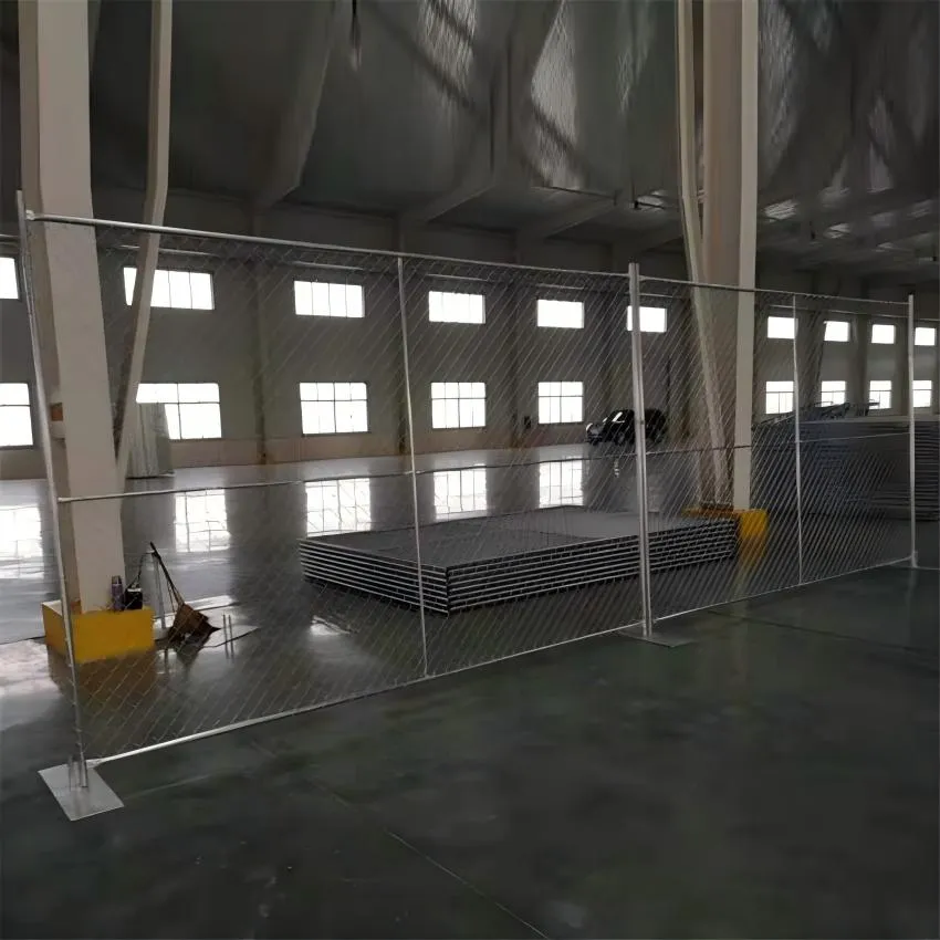 USA Standard Galvanized Movable Chain Link Temporary Fence