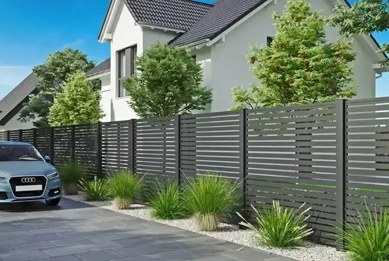 plastic garden fence