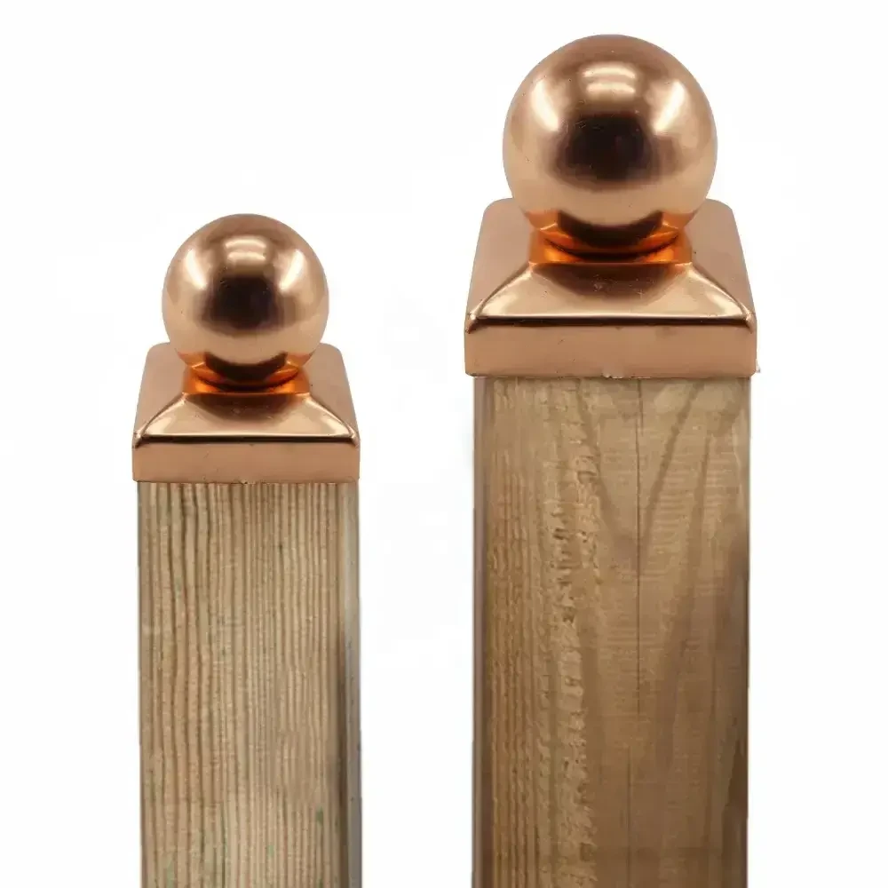 Popular Customized Size Wpc or Vinyl Fence Post Ball Caps