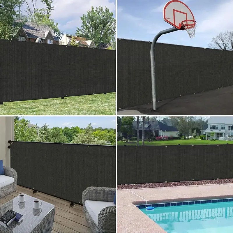 Antil-Uv Mesh Fabric Privacy Fence Net For Tennis Court HDPE