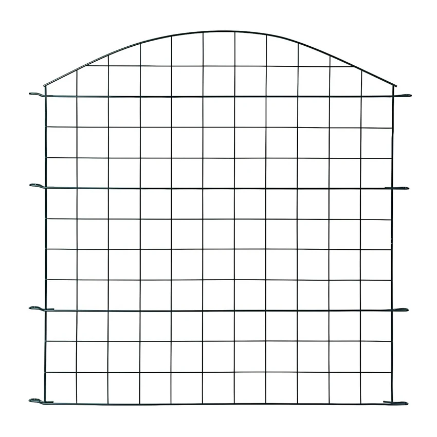 Portable Versatile Pvc Coated Pond Fence Upper Arch For Garden Pond Fence