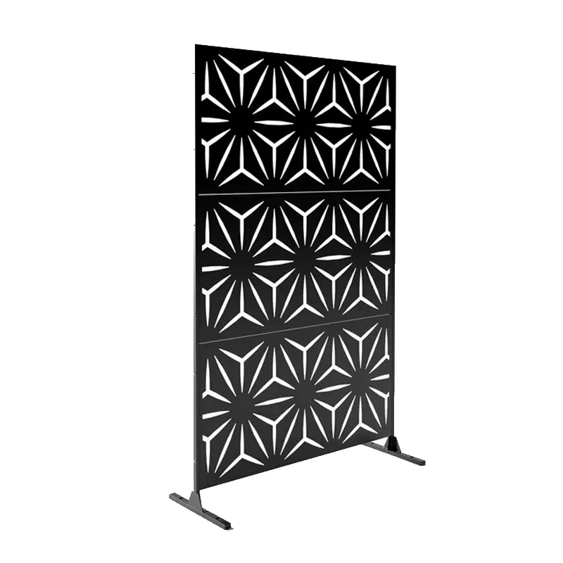 PVC Electrostatic Coating Round Pipe Two Parts Panel Single Swing Gate For E-Commerce Sales