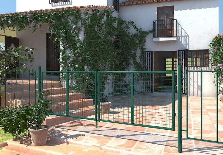 Allure of Steel Single Door Gate Design