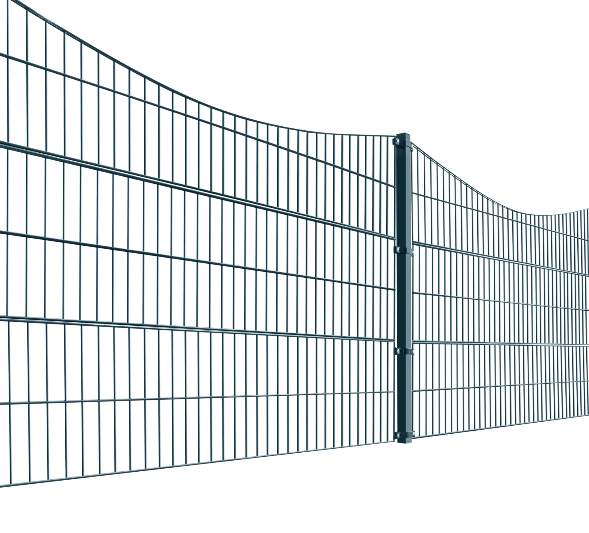 2D Corrugated Twin Wire Garden Fence - Decorative & Durable