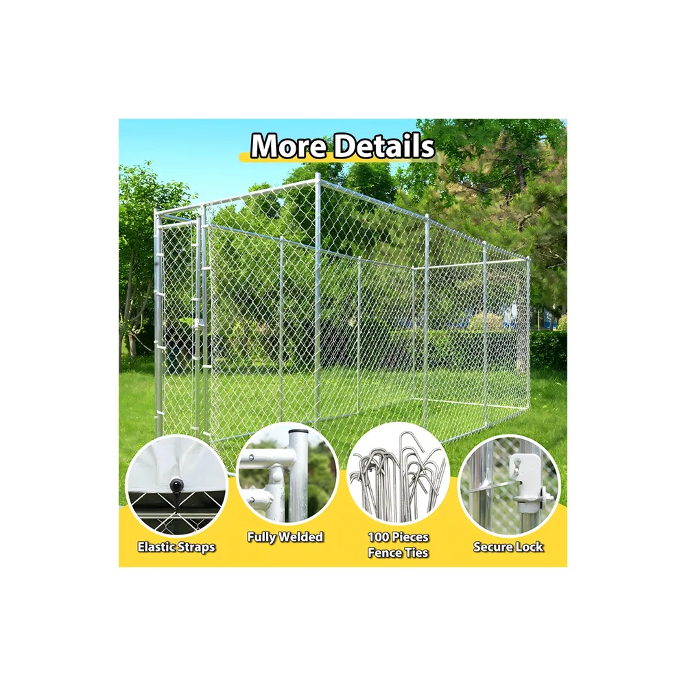 Chain Link Fence Panel Single Swing Garden Gate For Sale