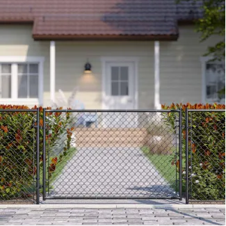 single front door security gate