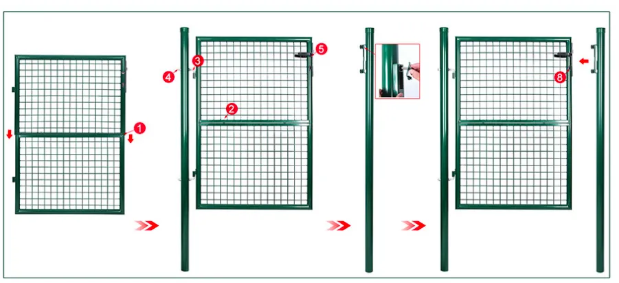 iron gate design for home double door