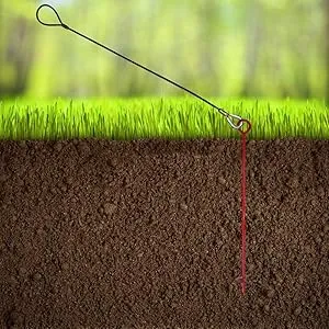 Earth Rod Anchor Ground Mechanical Driven Tipping Plate Anchor Auger Solid Shaft Dog-tie Out Stake Helix Spiral Screw Socket